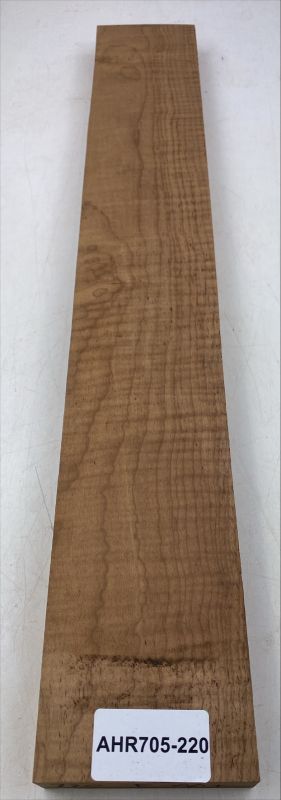 Neck Sycamore / European Maple, curly, "Caramel" - Unique Piece #220